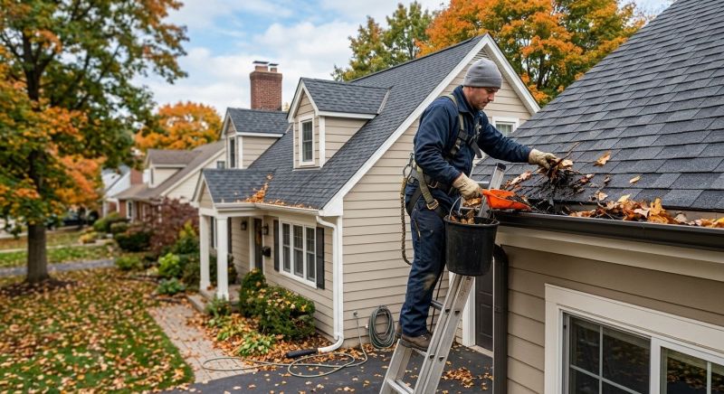 Rain Gutter Clearing in Fredericksburg, VA