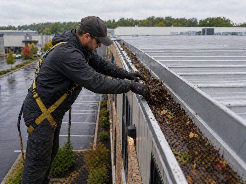 Commercial Gutter Unclogging in Denver County, CO