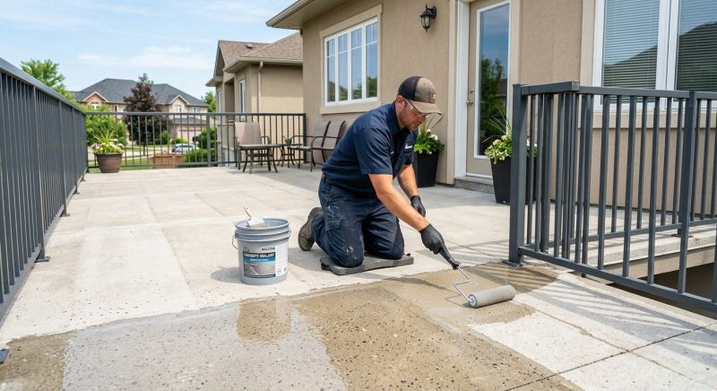 Porch Concrete Sealing in Renton, WA